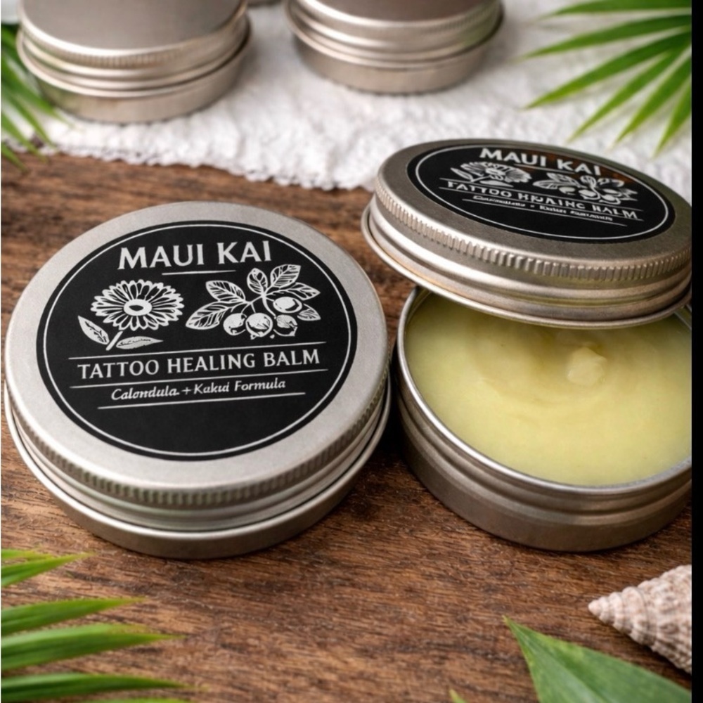 Tattoo Healing Balm - beef tallow , Calendula + Kukui Nut Formula